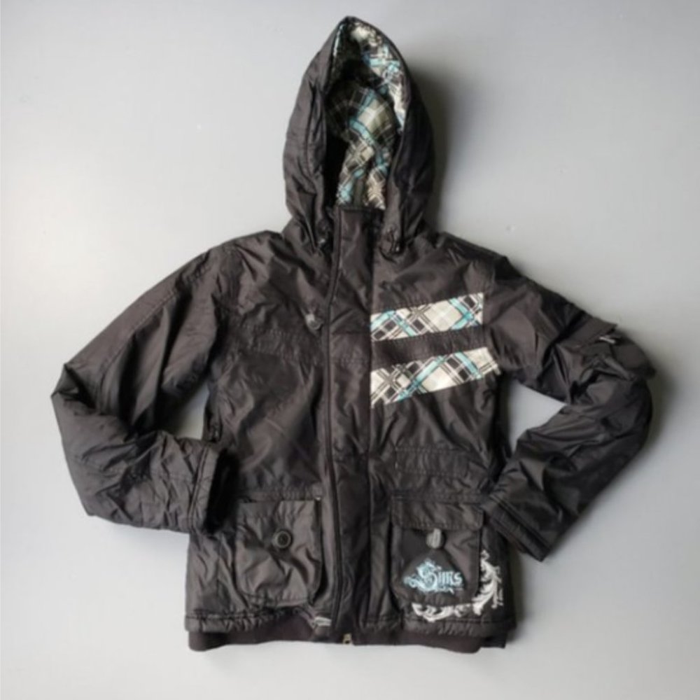 Sims Snowboard Winter Jacket BLACK SZ LARGE